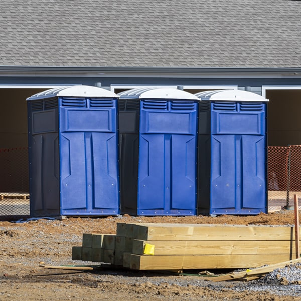 what is the expected delivery and pickup timeframe for the porta potties in Mcdonough